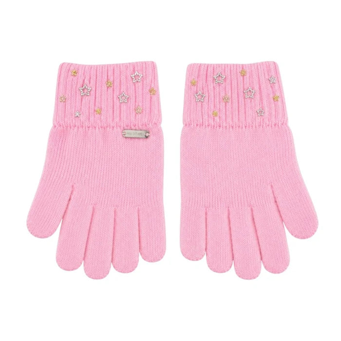 Girls Star Charm Gloves