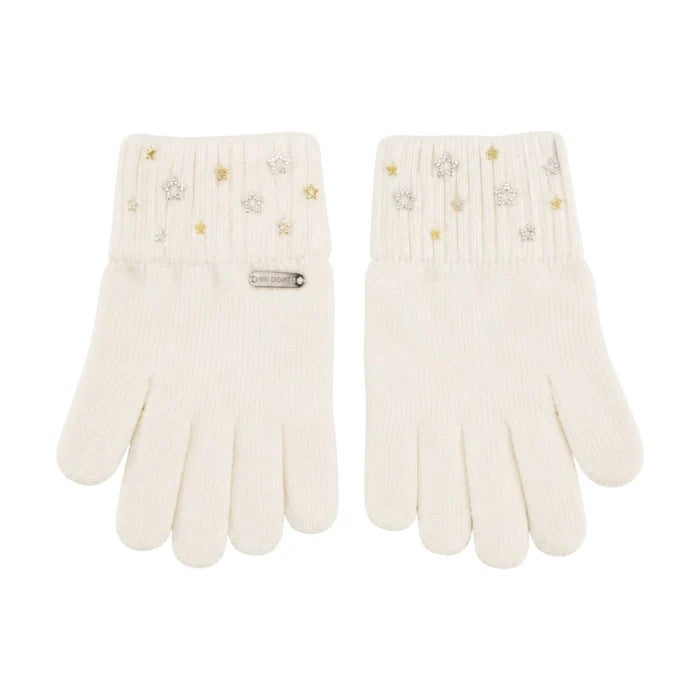 Girls Star Charm Gloves