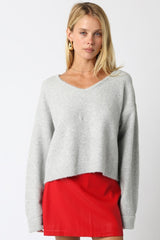 Stella V-neck Knit Sweater