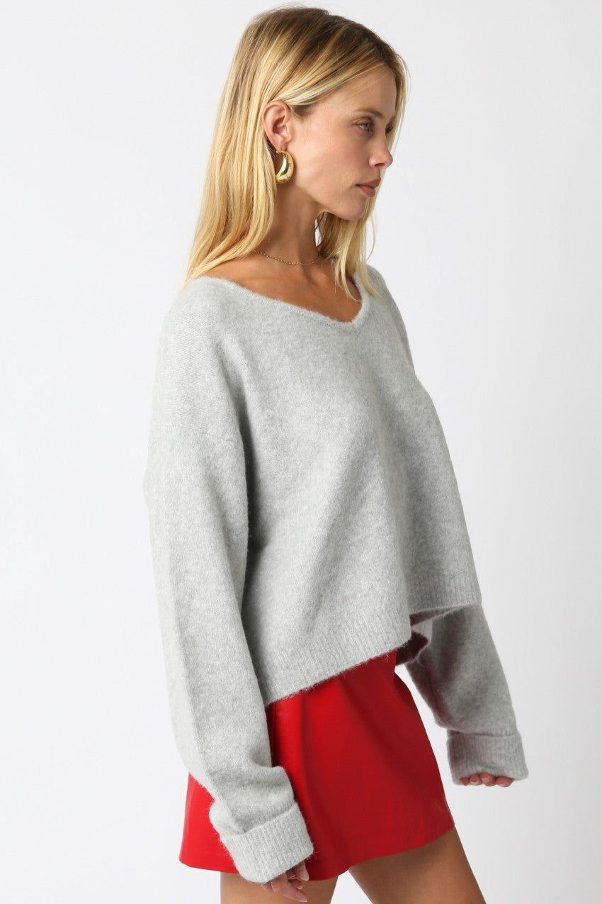 Stella V-neck Knit Sweater