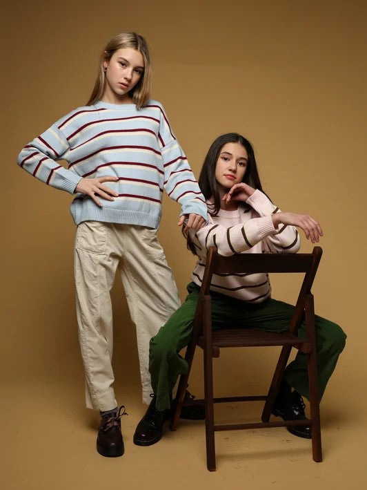 Girls Stripe Sweater