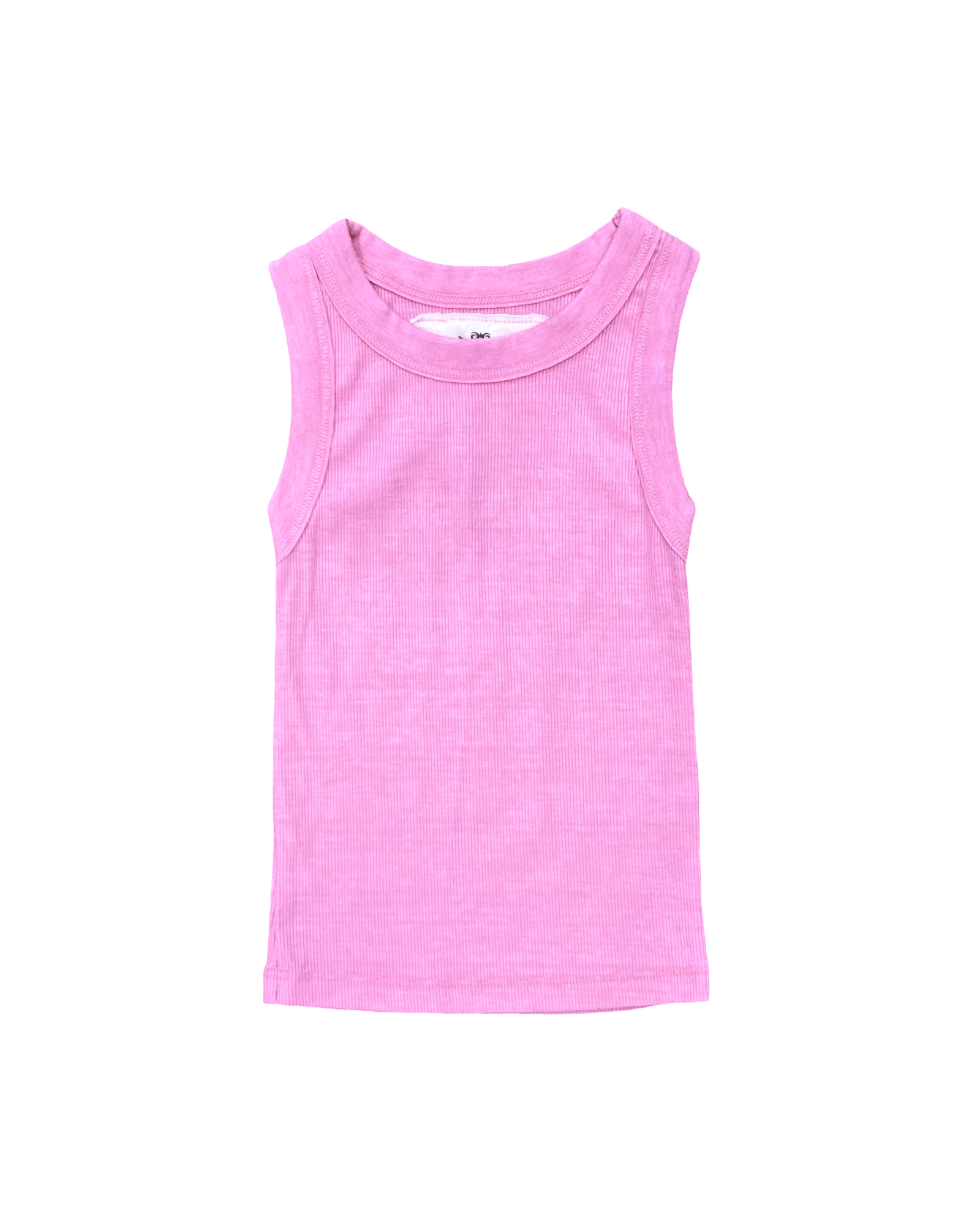Pink Ribbed Tank