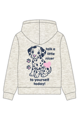 Girls Talk Nicely Youth Zip Up Hoodie