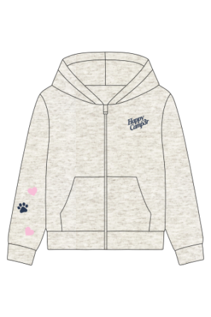 Girls Talk Nicely Youth Zip Up Hoodie