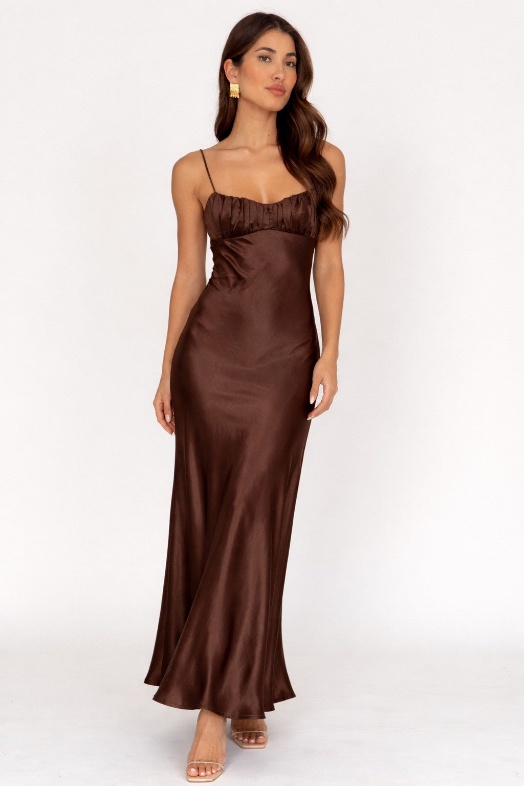 Satin Maxi Dress