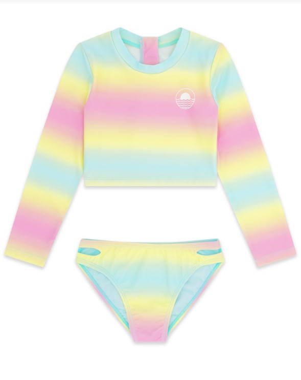 Girls Waves 4 Days Rashguard Bikini