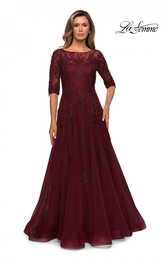 La Femme Style 28036 Burgundy / 6 La Femme Style 28036 Burgundy / 6