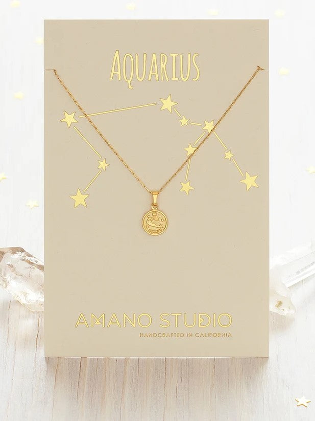 Zodiac Medallion Necklace