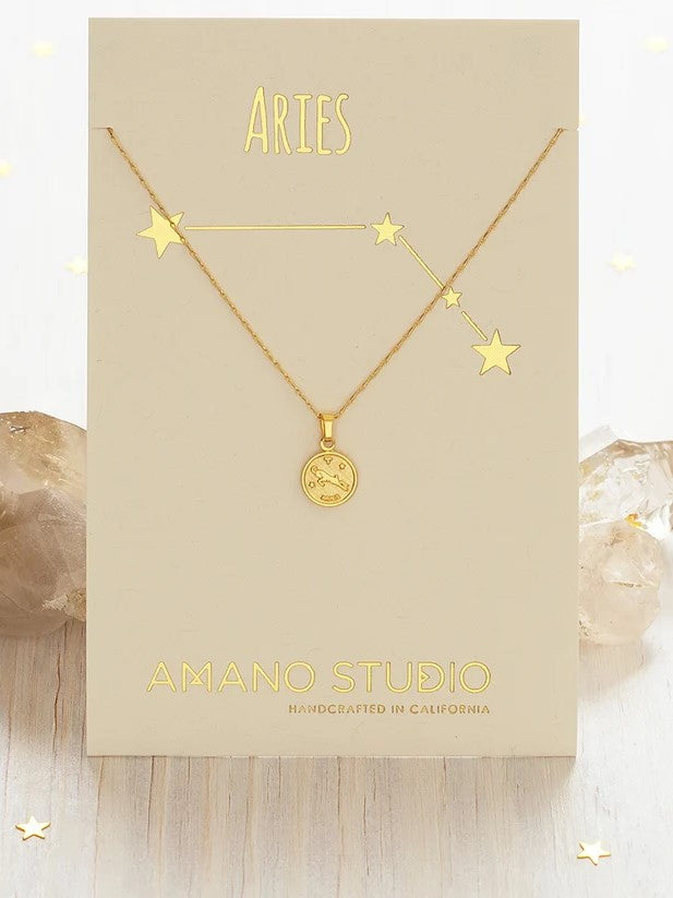Zodiac Medallion Necklace