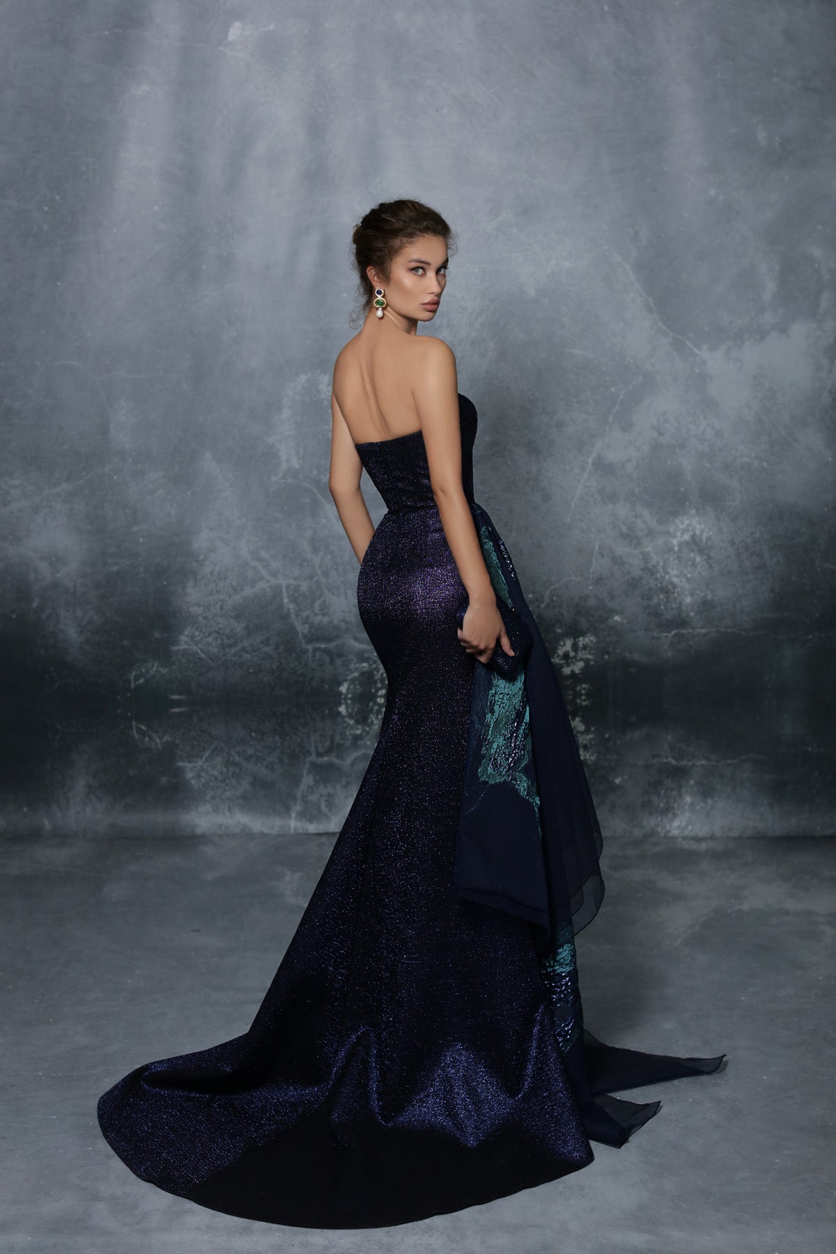 tarik ediz navy blue dress Tarik Ediz Dress 98723