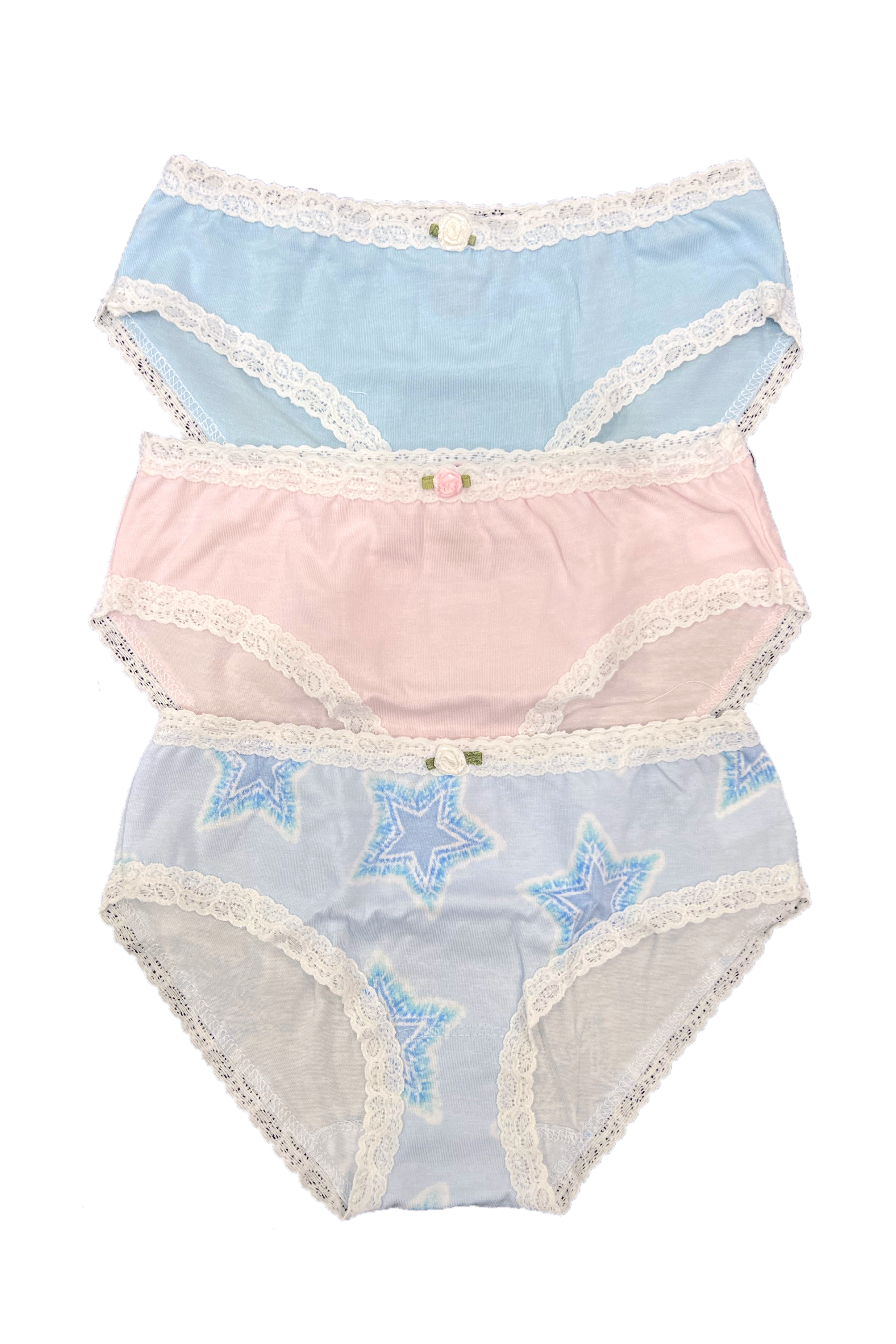 Esme 3 Pack Pantie Set – The Winged Monkey