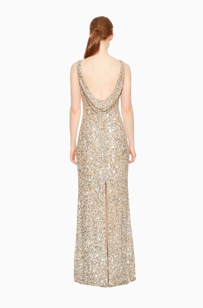 Parker Black champagne Nicolette gown