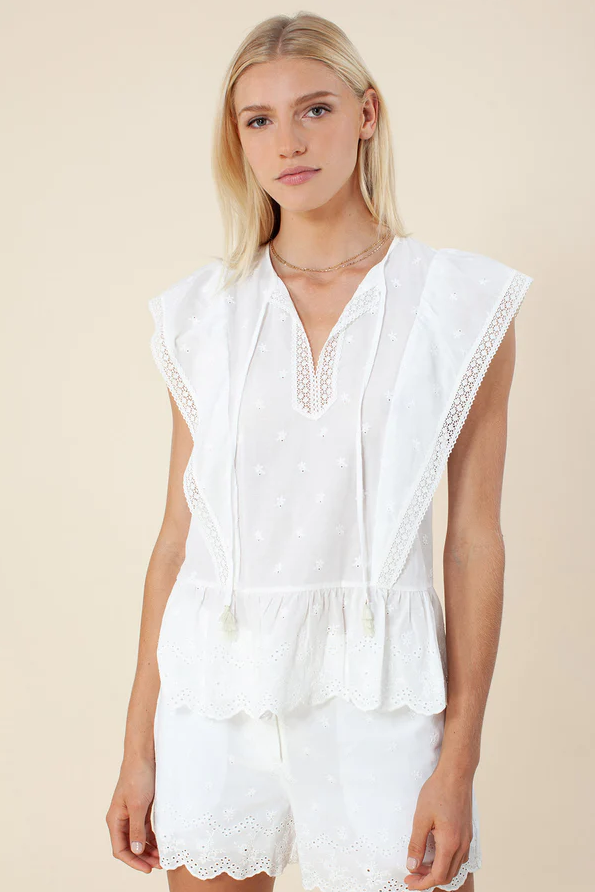 White Gracie top