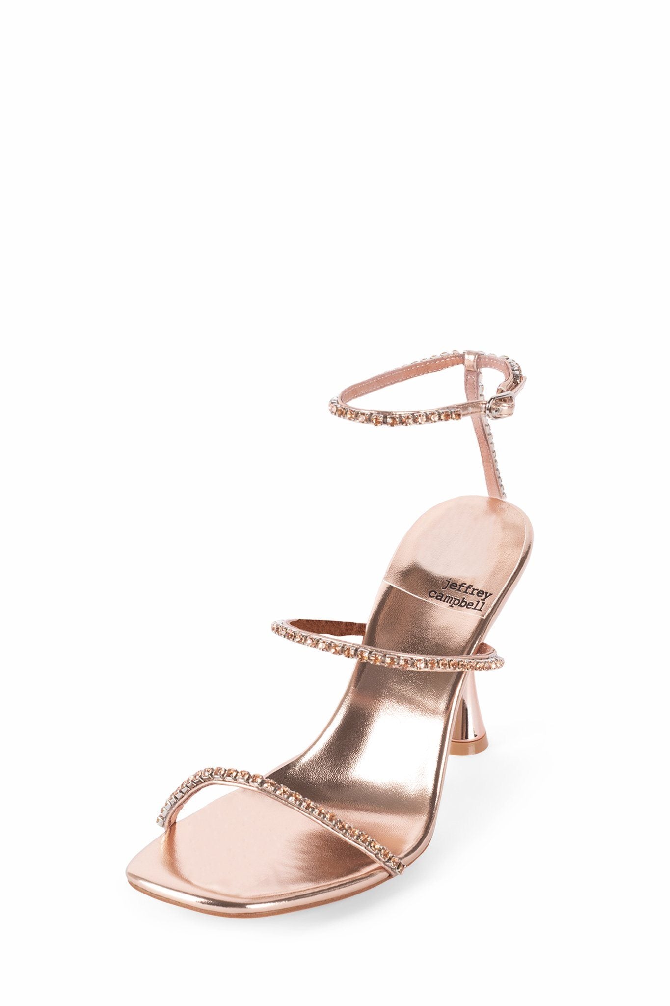 Rose gold combo Demonica heel