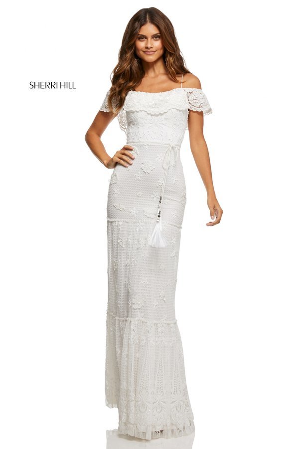 Sherri Hill style 52688 SALE - IVORY SIZE 6
